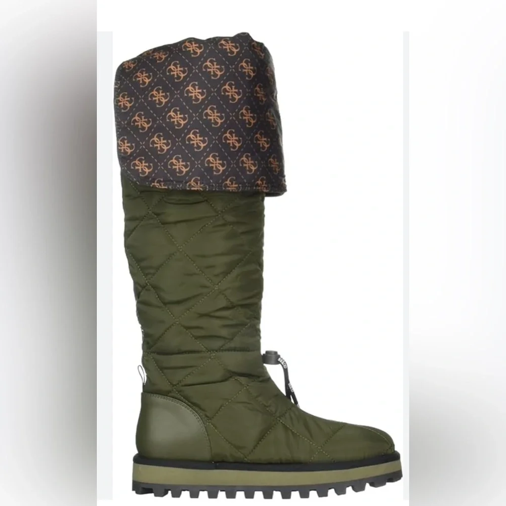 Guess Ladiva Womens Logo Pull On Over-The-Knee Boots